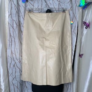 Banana Republic Cream Pencil Skirt